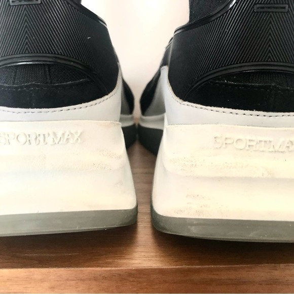 Sportmax by Max Mara sock sneakers black size 9 - Picture 10 of 16
